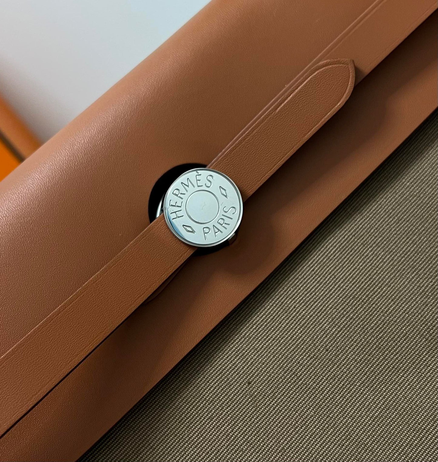 ** Premium Elephant Gray Herbag 31cm - Semi-Handmade Luxury Handbag

**