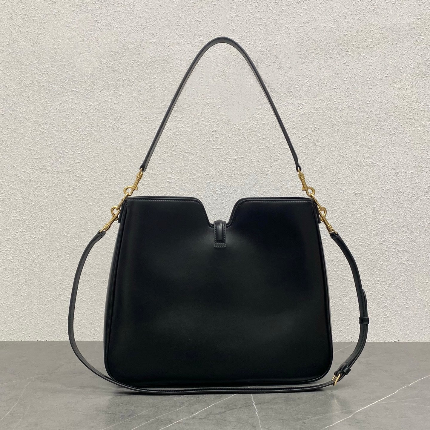 ** Celine Camille 16 Soft Bag - Minimalist Elegance in Black 

**